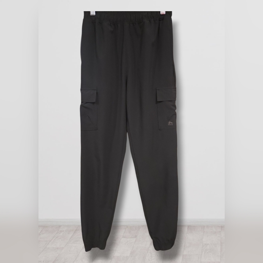 RBX Kids Black Joggers with Cargo Pockets